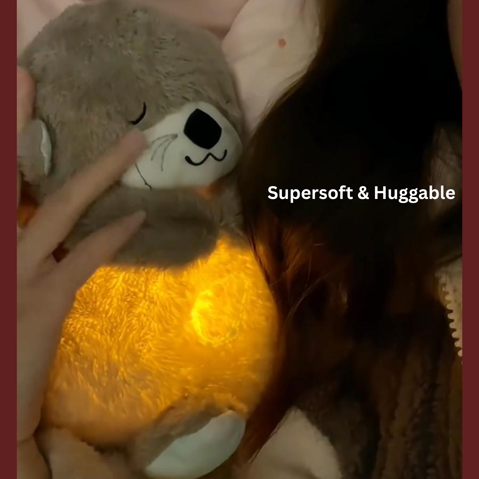 Breathing Teddy Bear with Music, Light and Breathing Motion