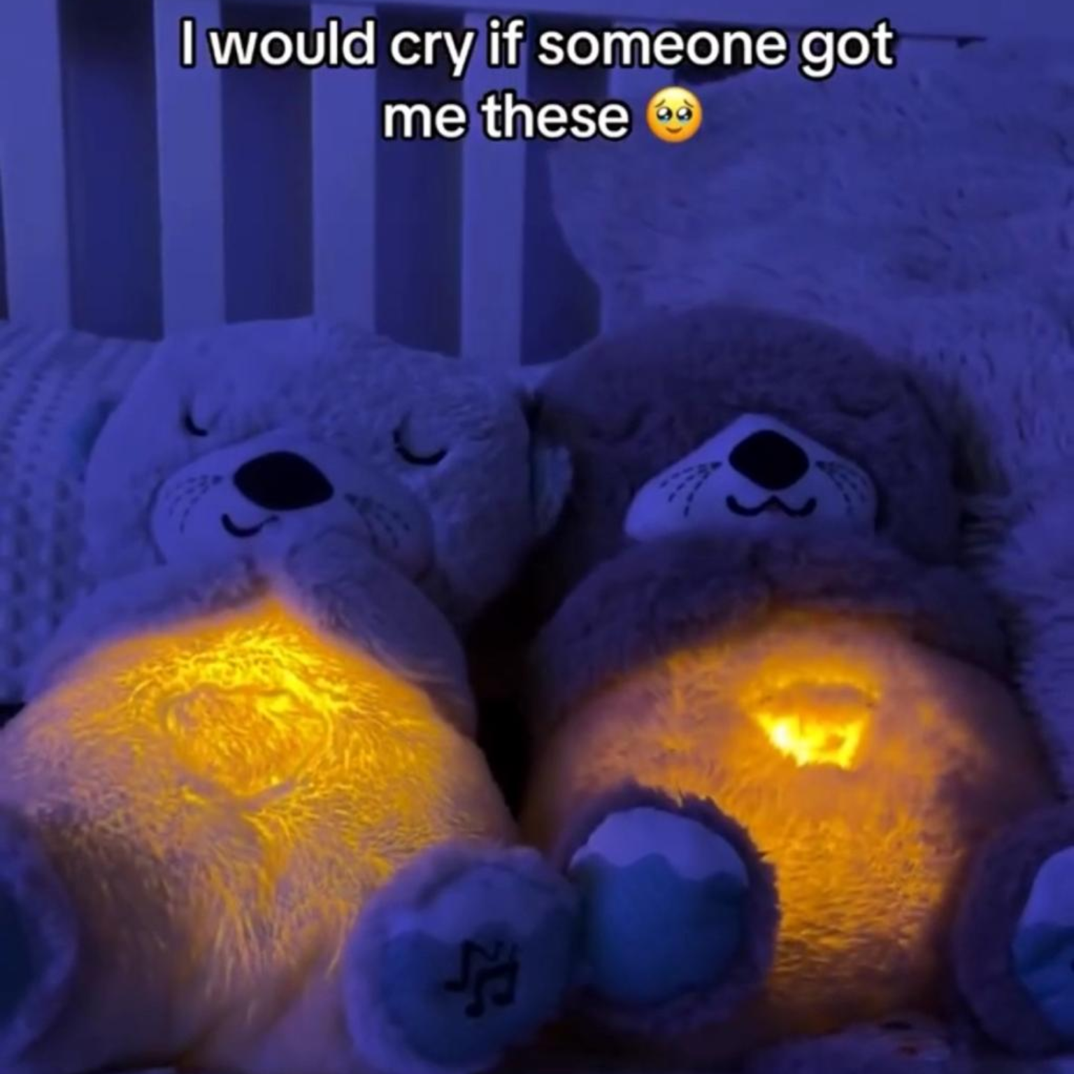 Breathing Teddy Bear with Music, Light and Breathing Motion